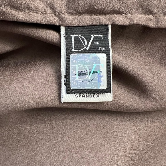 Diane Von Furstenberg Noemi Satin Crepe Midi Dress - Picture 7 of 9